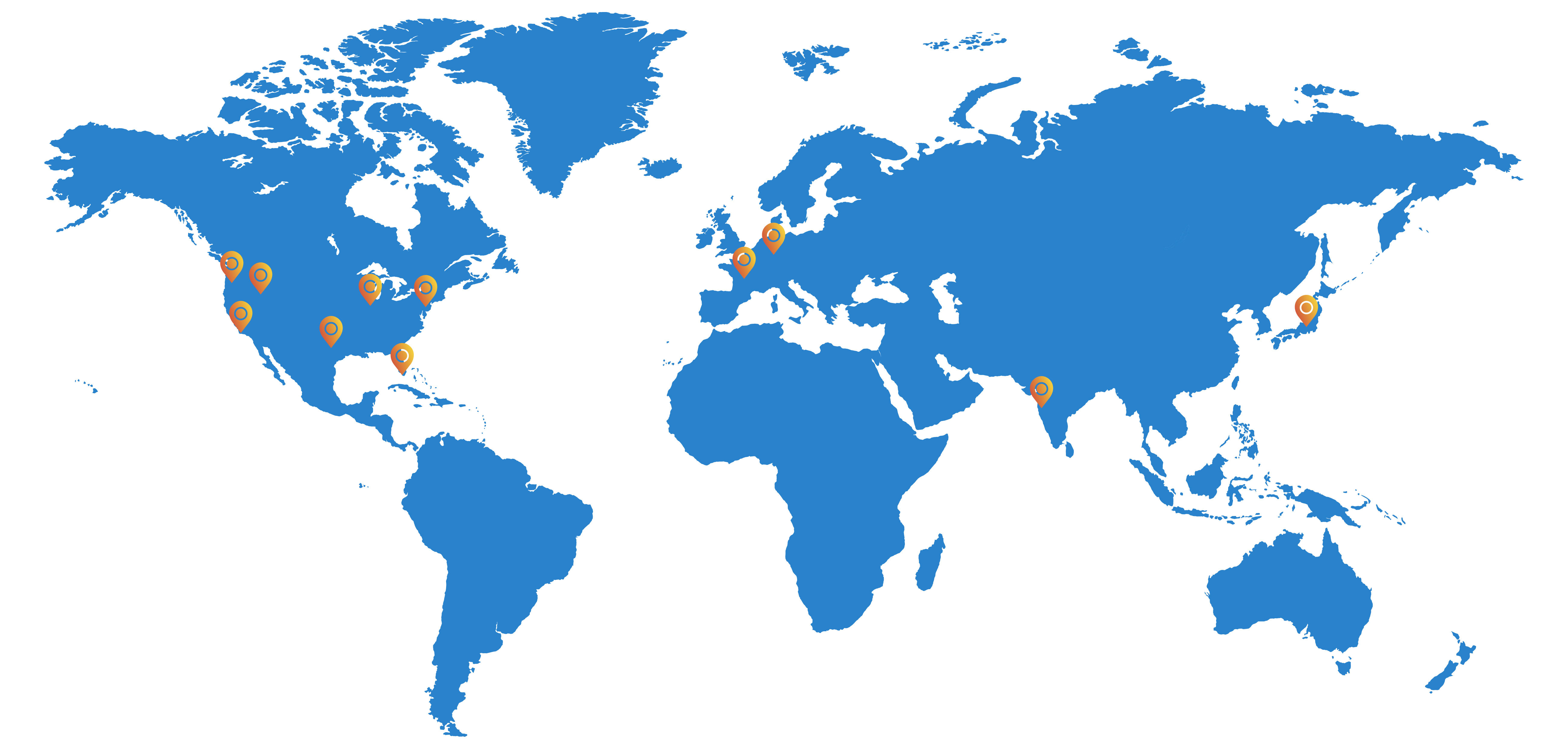Host Instance World Map